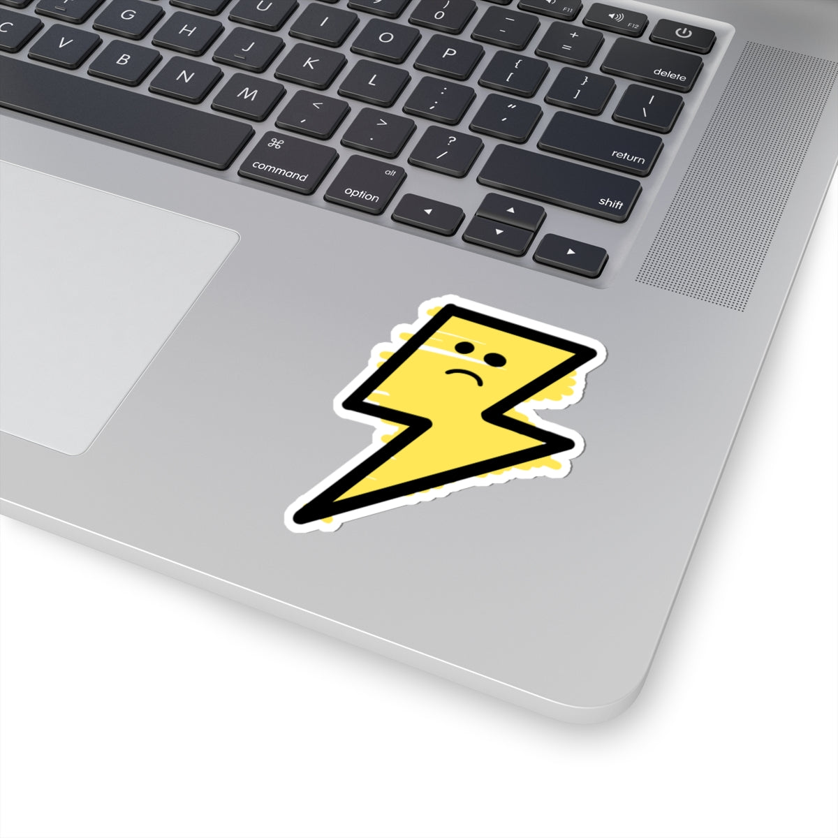 sad lightning sticker